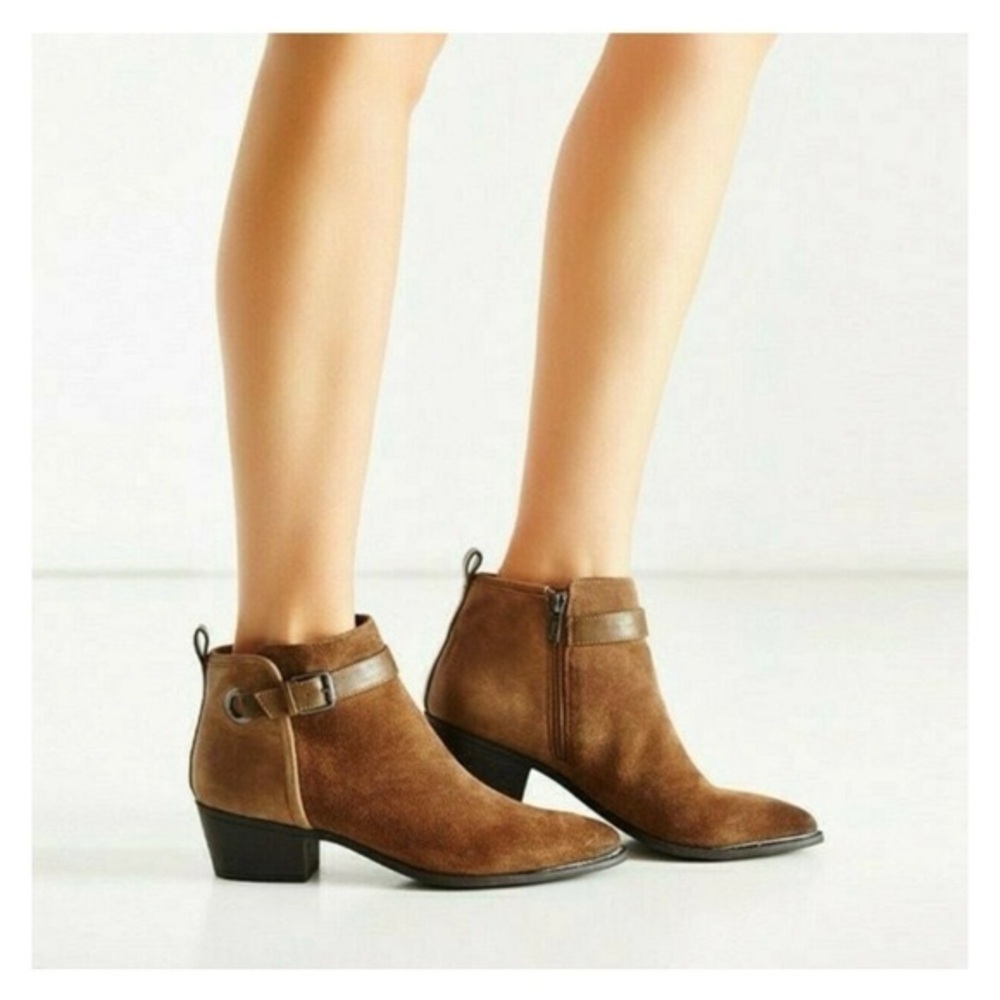 CIRCUS BY SAM EDELMAN Brown Leather Ankle Boots (US 6.5)